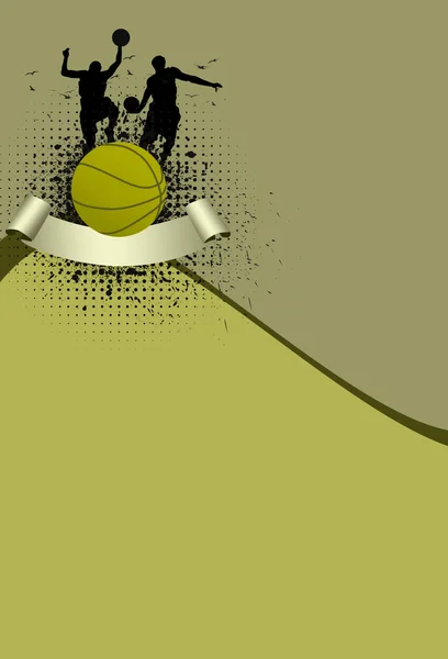 バスケット ボールのスポーツの背景 — ストック写真