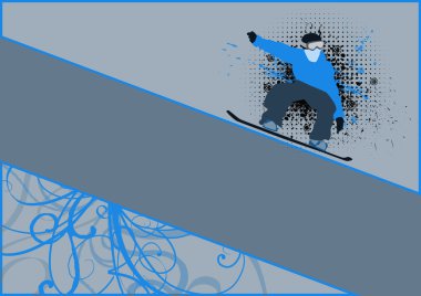 snowboard arka plan