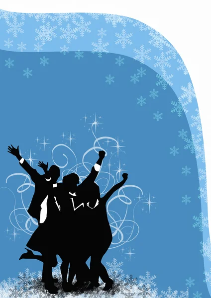 Office christmas party background — Stock Photo, Image