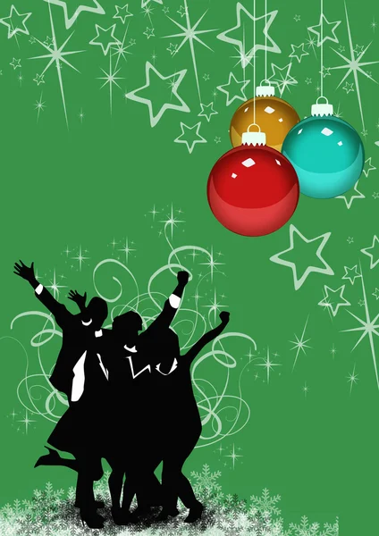 Office christmas party background — Stock Photo, Image