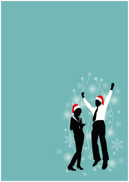 Office christmas party background — Stock Photo, Image