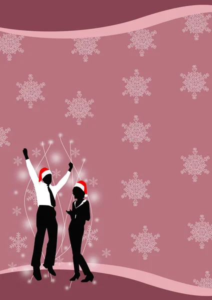 Office christmas party background — Stock Photo, Image