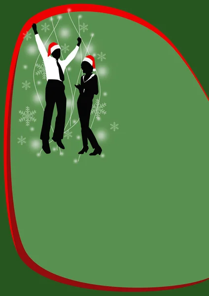 Office christmas party background — Stock Photo, Image