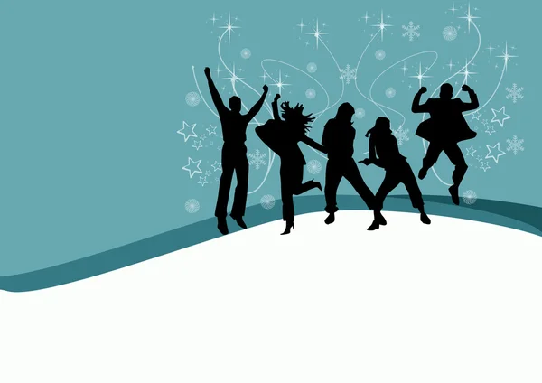 Office christmas party background — Stock Photo, Image