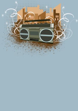 getto blaster arka plan