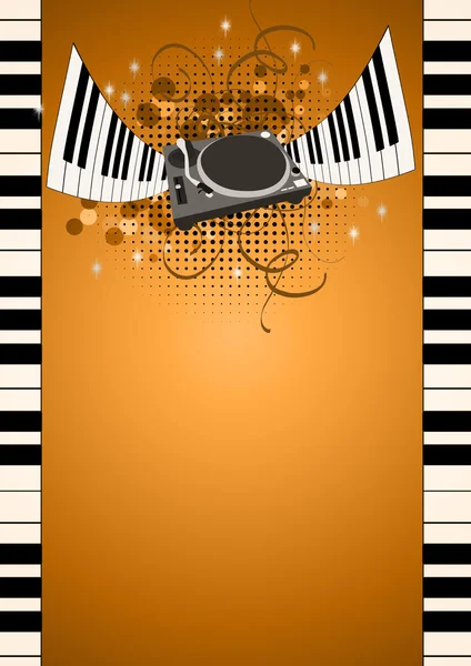 Fondo musical — Foto de Stock