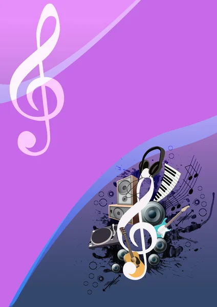 Music poster — Stock Photo, Image