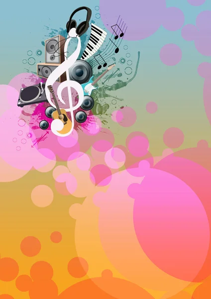 Music poster — Stock Photo, Image