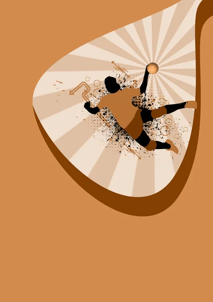 Handball background — Stock Photo, Image