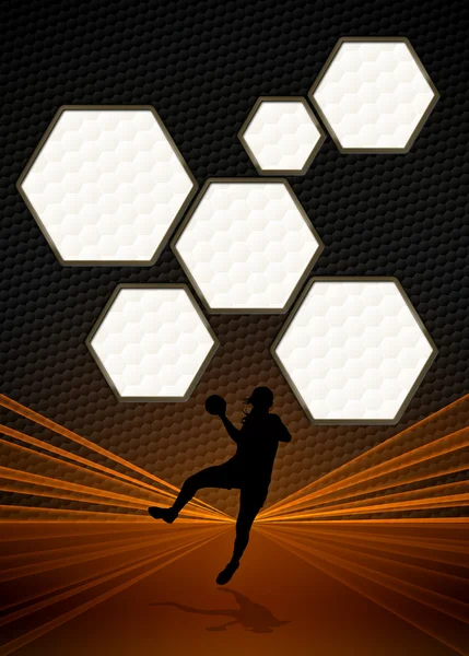 Handball background — Stock Photo, Image