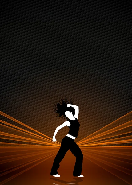 Zumba fitness dance background — Stock Photo, Image