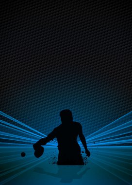 Ping pong background clipart