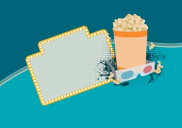 3D movie background — Stock Photo, Image