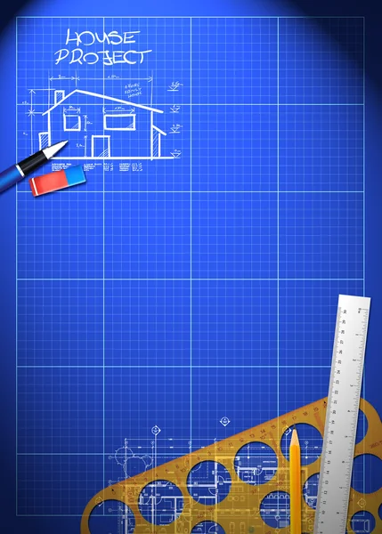 House project background — Stock Photo, Image