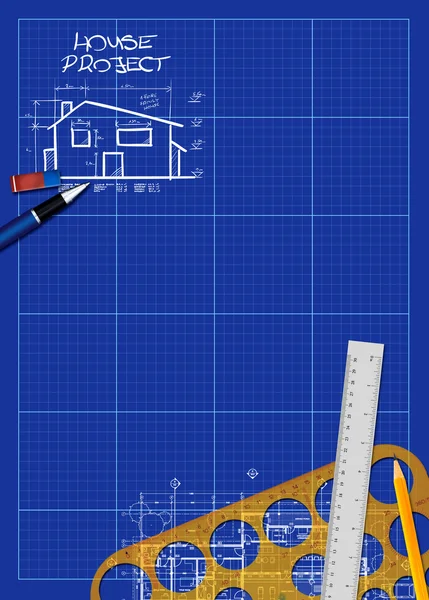 House project background — Stock Photo, Image