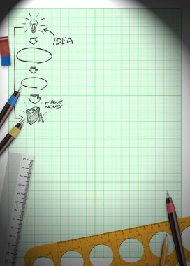 Fikir ve para arka plan