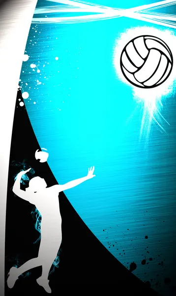 Volleyball background — Stock Photo, Image