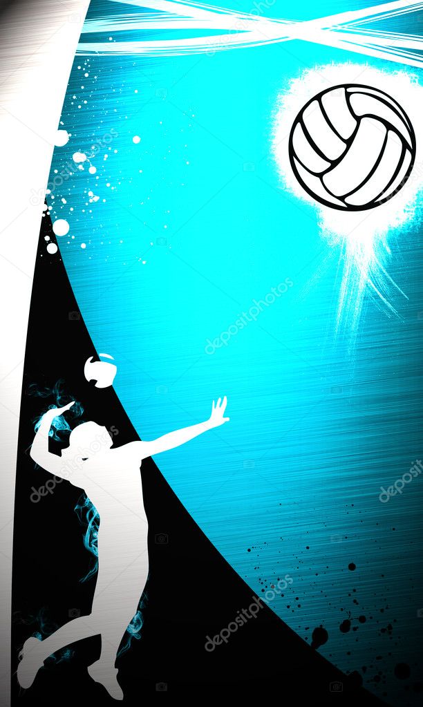 Volleybal achtergrond — Stockfoto © IstONE_hun #25276329