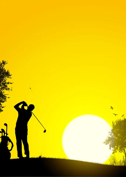 バック グラウンド ゴルフ — ストック写真