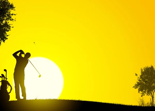 Fundo de golfe — Fotografia de Stock