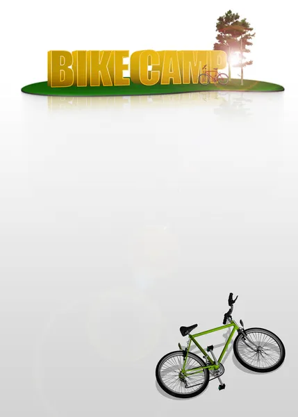 Fond de vélo 3D — Photo