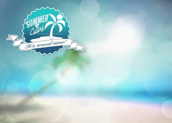 Summer paradise background — Stock Photo, Image