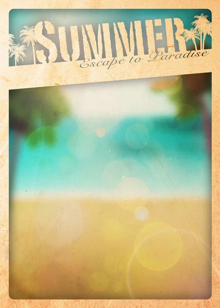 Letní ráj pozadí — Stock fotografie