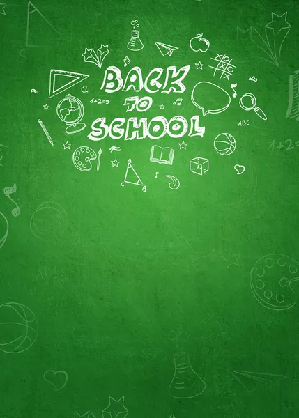 Volver a los antecedentes escolares — Foto de Stock