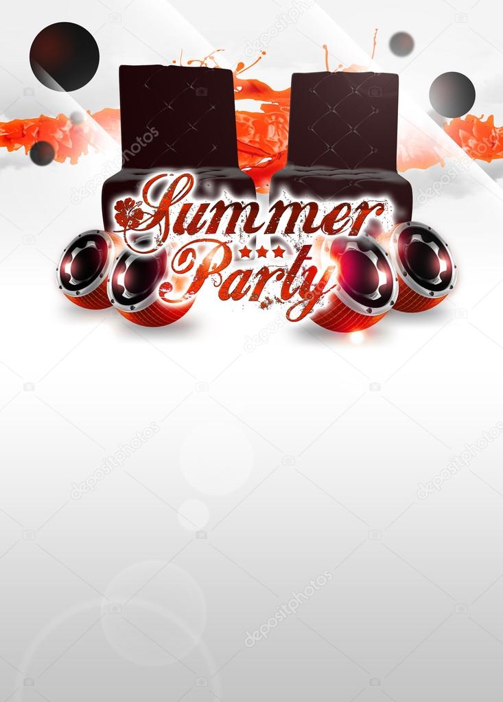 Summer party background
