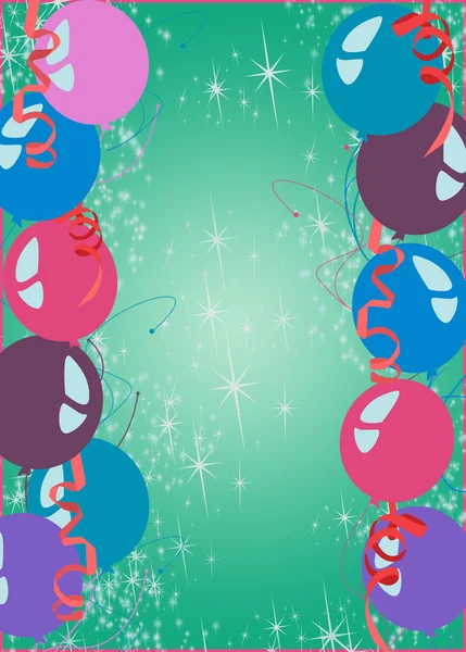 Happy new year or birthday party background — Stock Photo, Image