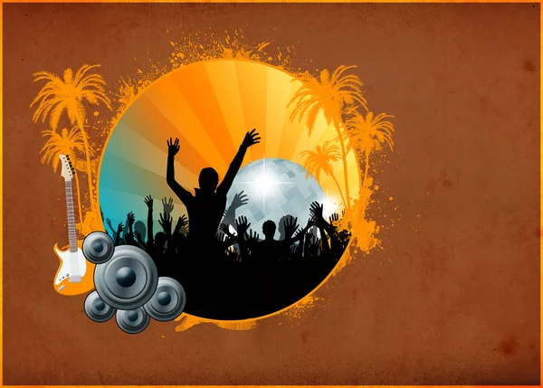 Summer party background — Stock Photo, Image