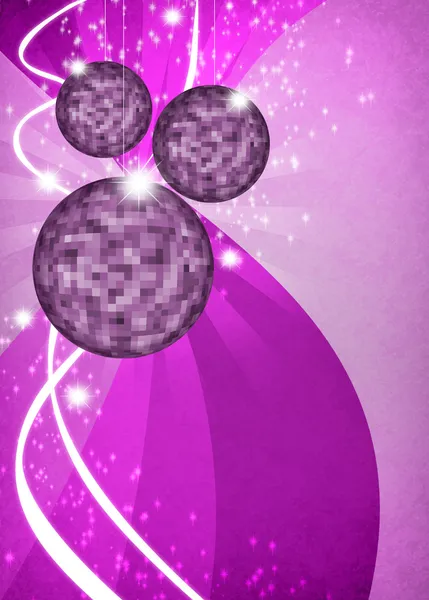 Mirrorball disco background — Stock Photo, Image