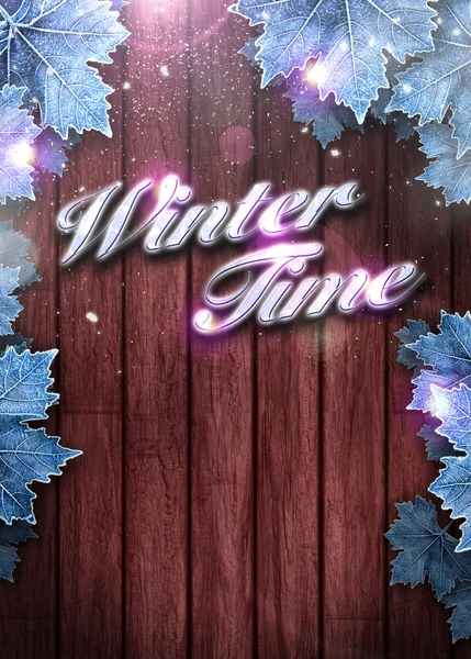 Winter business or invitation background — Stock Photo, Image