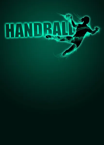 Frauen-Handball — Stockfoto
