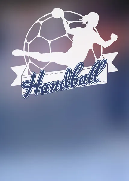 Handboll grill bakgrund — Stockfoto