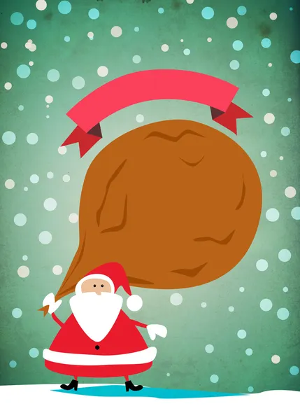 Weihnachtsmann-Hintergrund — Stockfoto