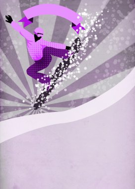 snowboard arka plan