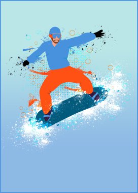snowboard arka plan