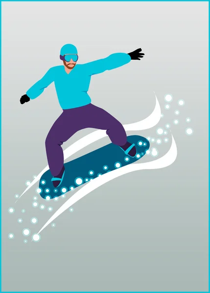 Snowboard Hintergrund — Stockfoto