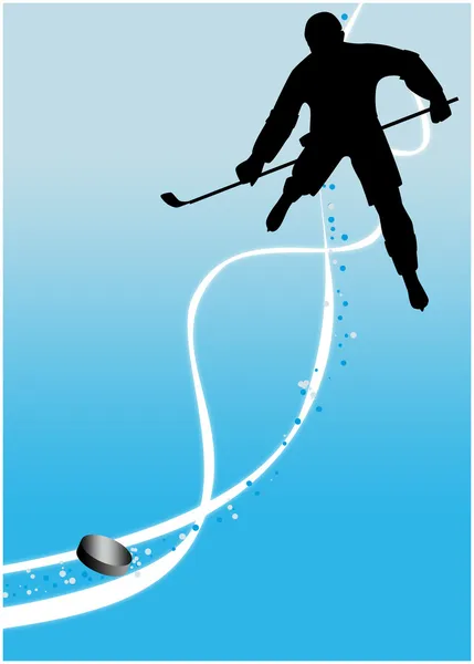 Hockey sur glace fond sportif — Photo