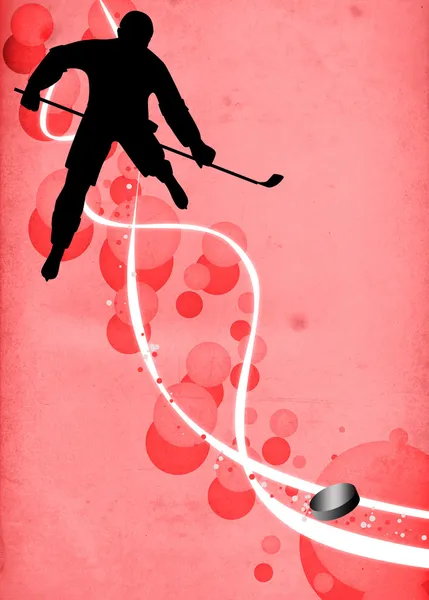 Hockey sur glace fond sportif — Photo