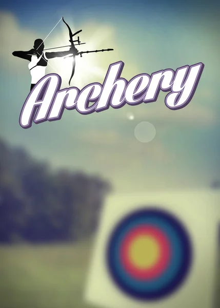 Archery poster — Stock Photo, Image