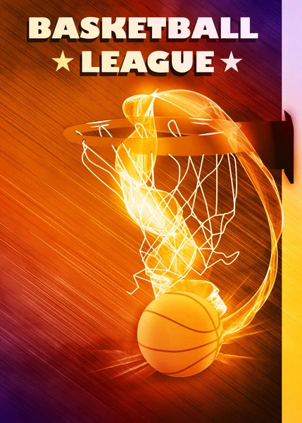 baketball halka ve topu arka plan