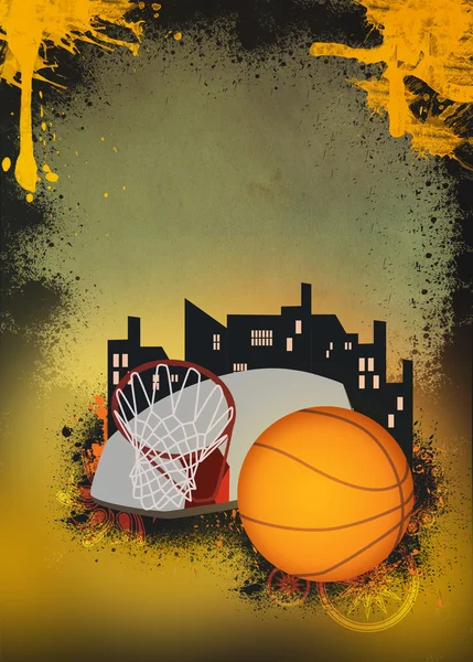 Basketball background — Stock Photo, Image