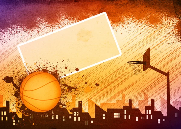Basketbal achtergrond — Stockfoto