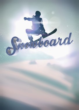 snowboard arka plan