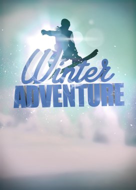 snowboard arka plan