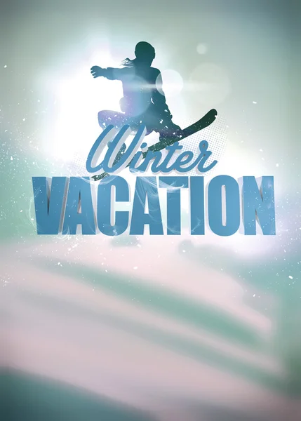 单板滑雪背景 — 图库照片