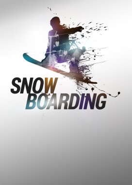 snowboard arka plan