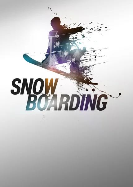 Fondo de snowboard — Foto de Stock